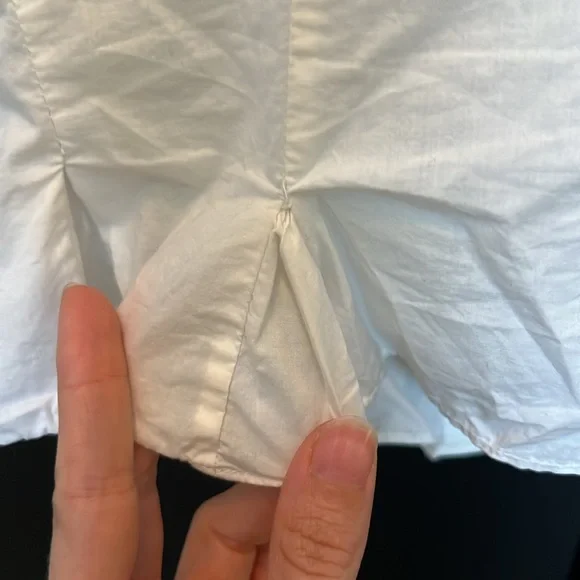 Doen Alana Broderie Anglaise Organic Cotton Top in Salt - Picture 5 of 8